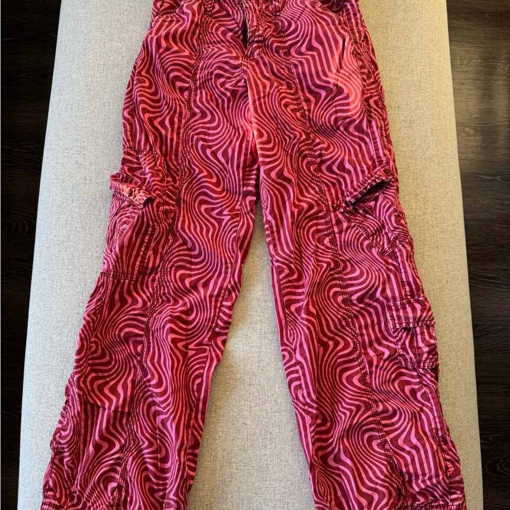 Urban Outfitters Red Swirl Casual Pants